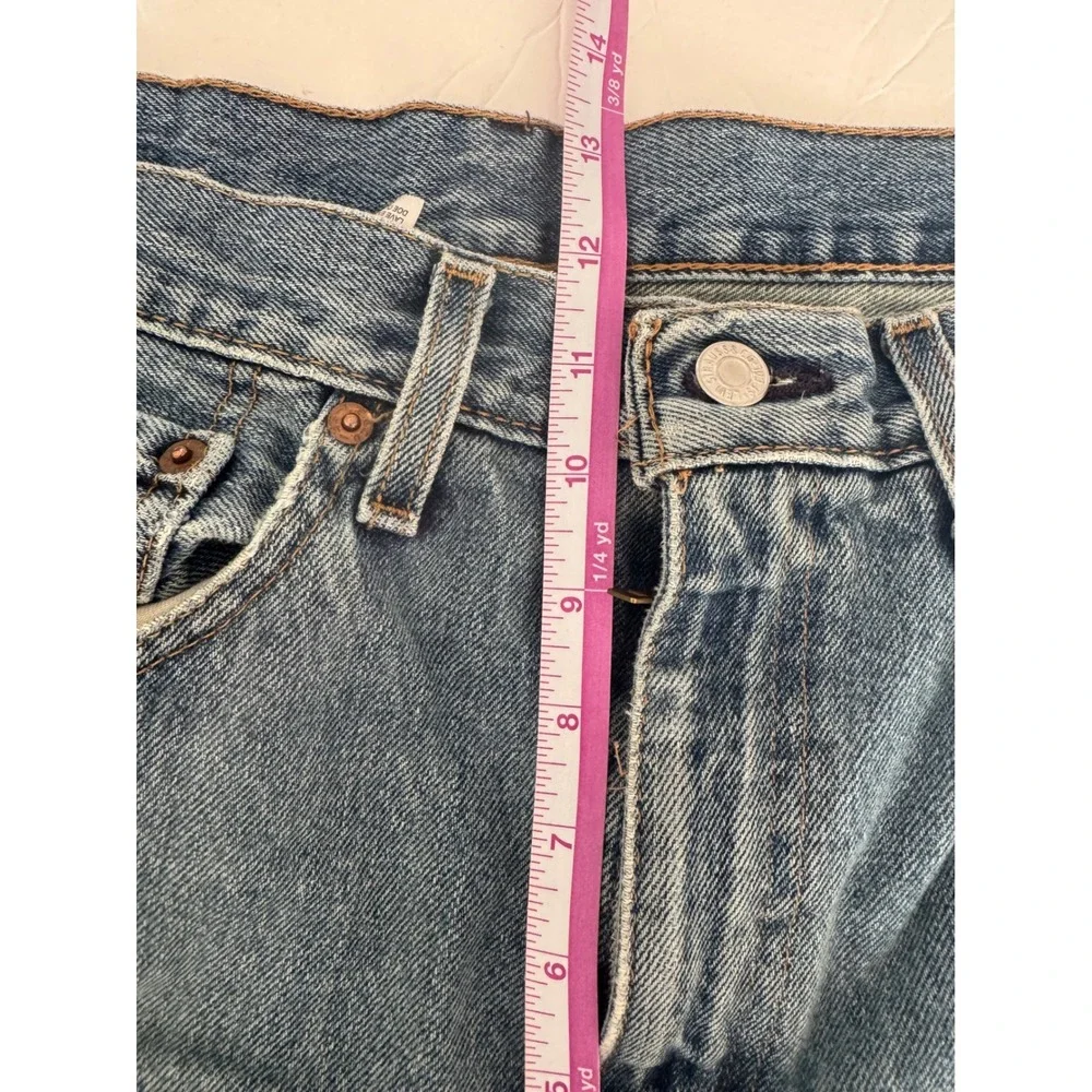 Levi's Jeans Mens 34x28 Blue 516 Straight Leg‎ Medium Wash Denim 100% Cotton